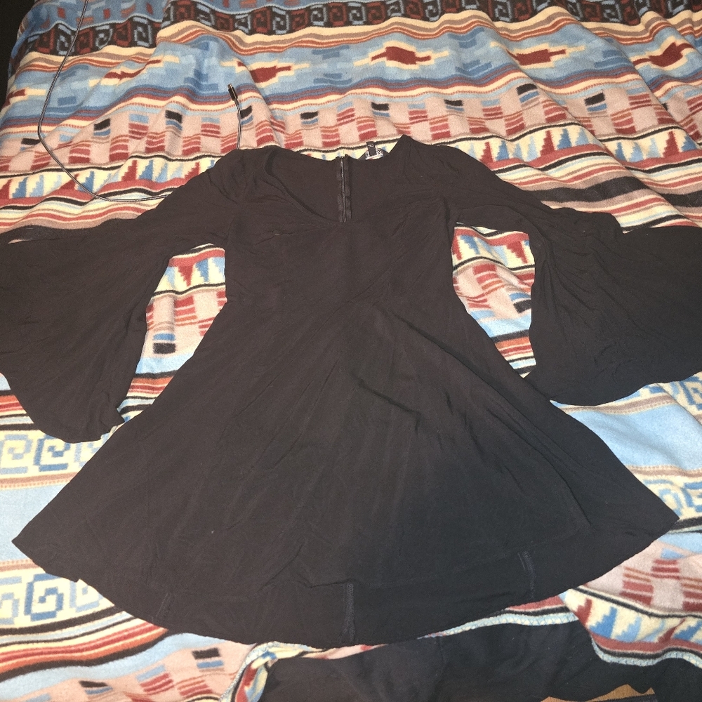 Express Black Long Sleeve Dress